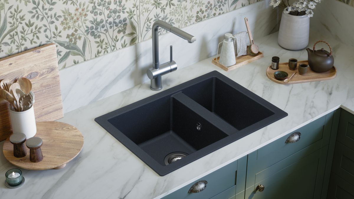 evier à encastrer evo noir